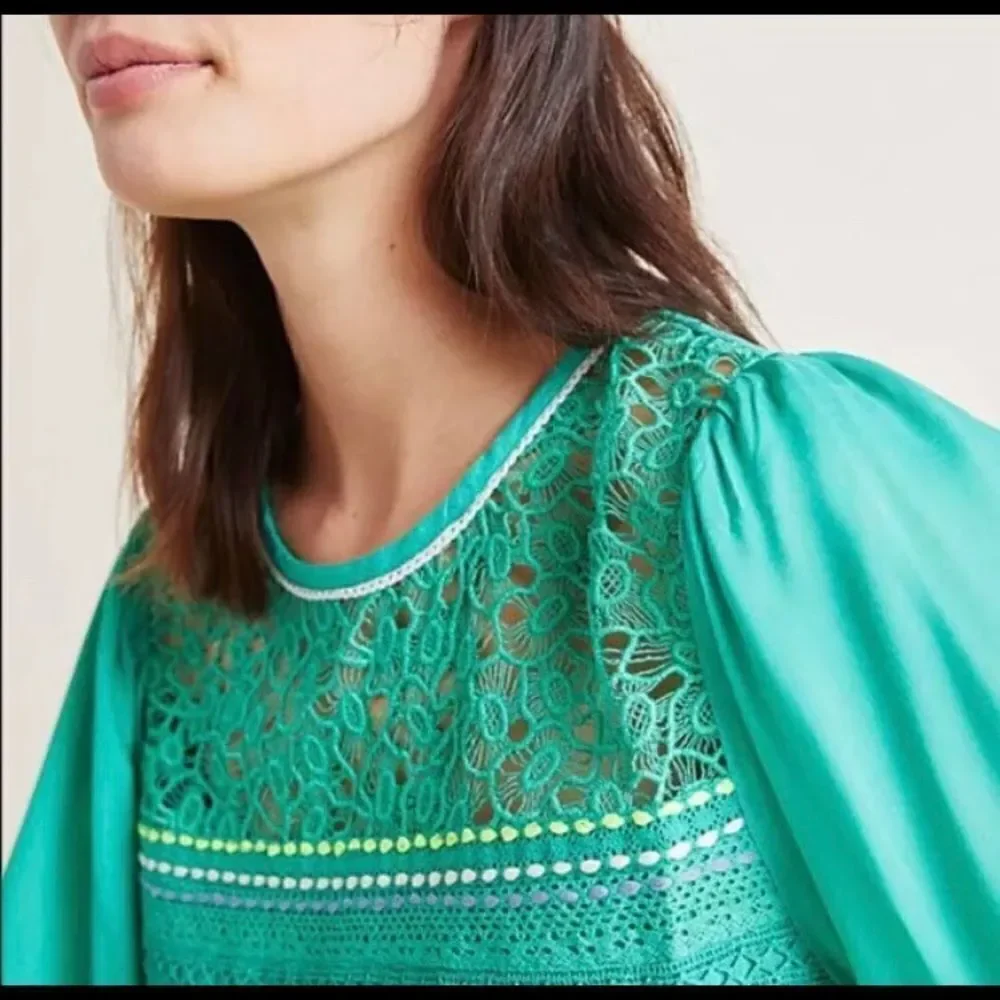 NWT Anthropologie Bl^nk London Blouse  size XS